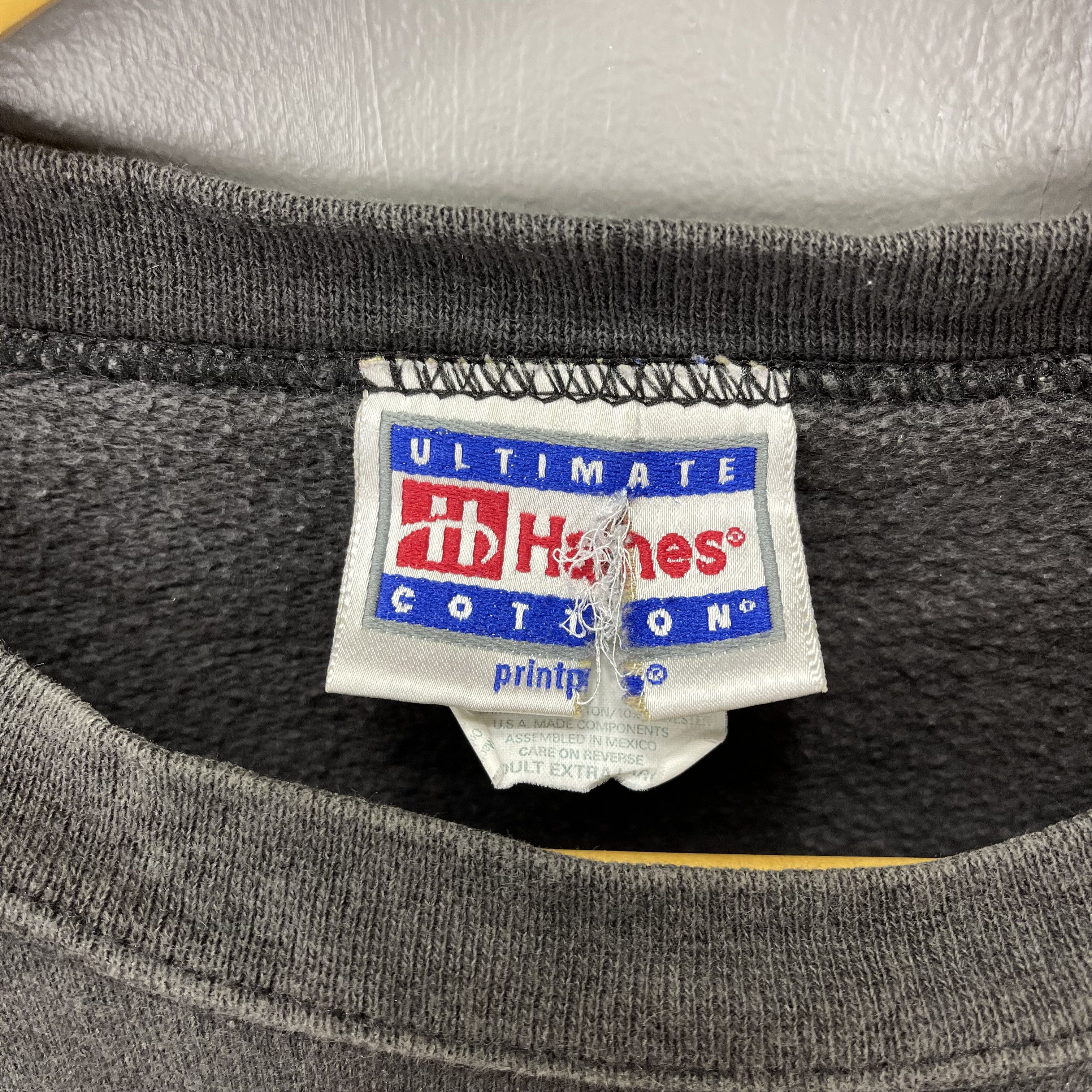 Hanes 90s Vintage COBRA by HANES Crew Neck Sweatshirt #1246/AR Size US XL / EU 56 / 4 - 6 Thumbnail