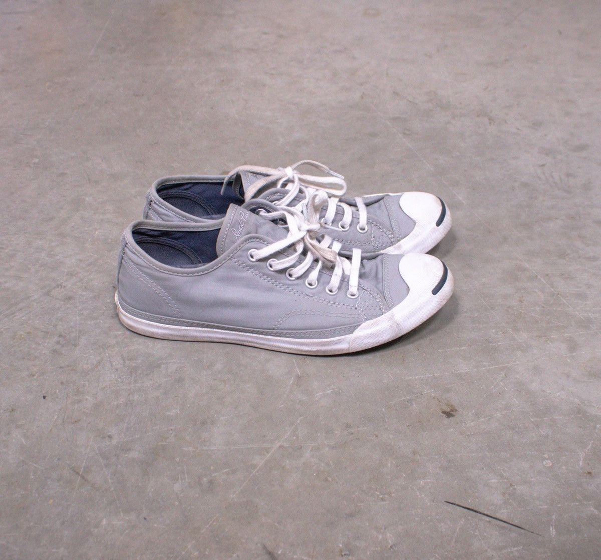 Converse Jack Parcels Low Top Grey Sneakers Size US 6.5 / EU 39-40 - 3 Thumbnail