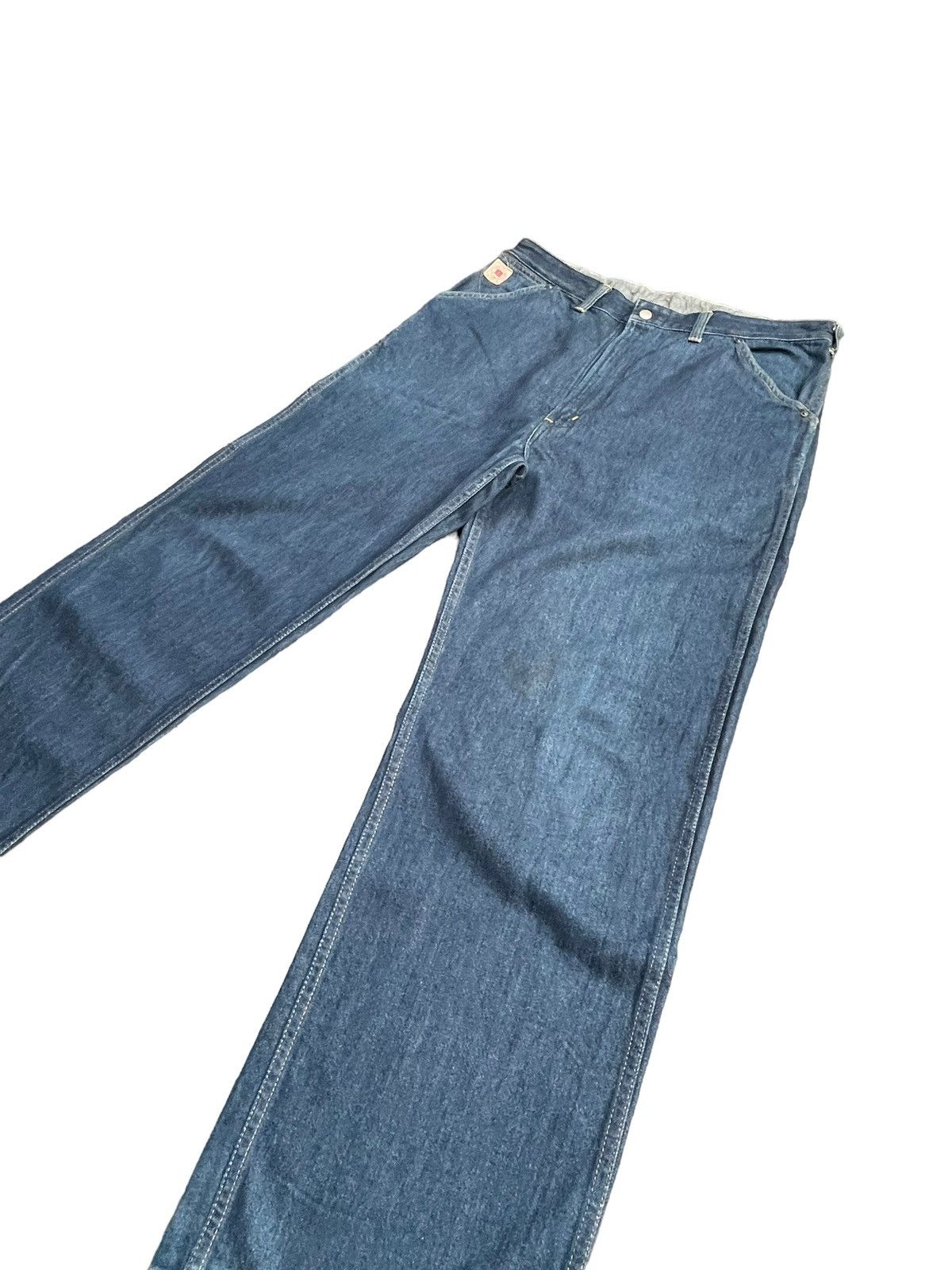 Edwin × Vintage Vintage Edwin 101 Workers Denim Size US 35 - 2 Thumbnail