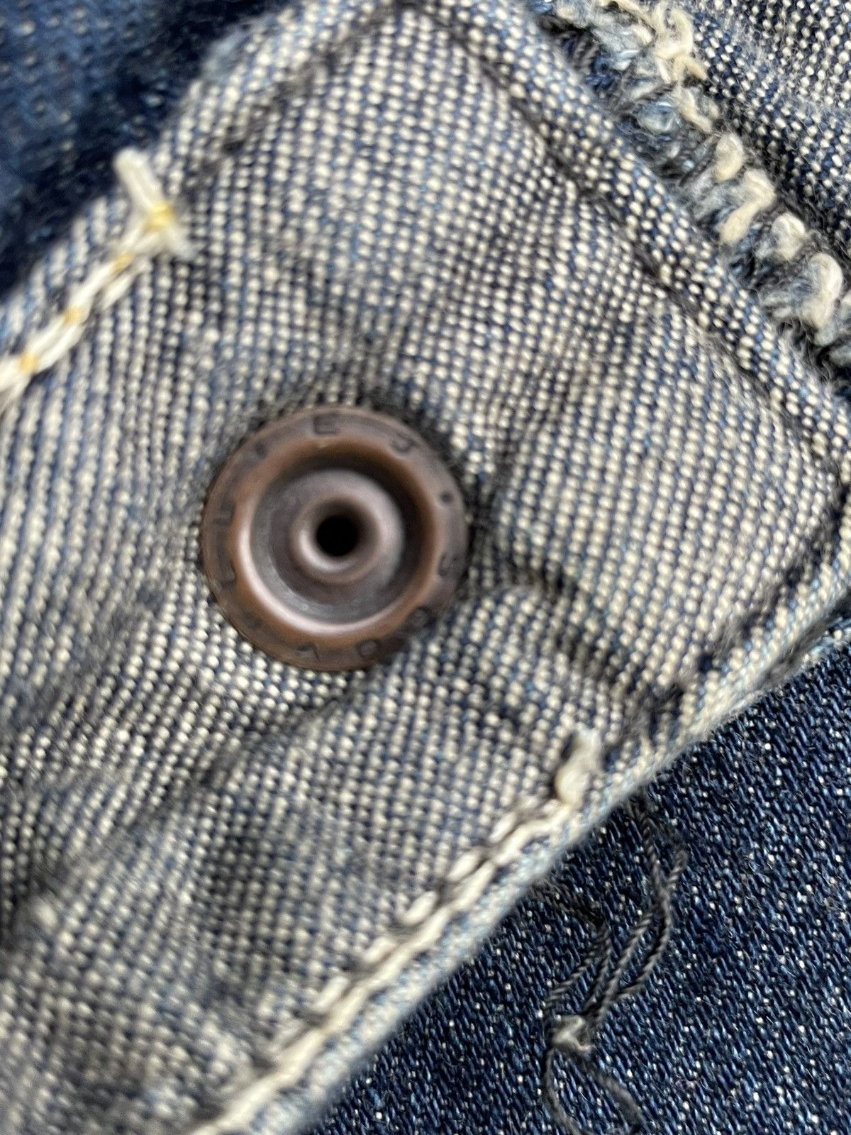 Edwin × Vintage Vintage Edwin 101 Workers Denim Size US 35 - 14 Thumbnail