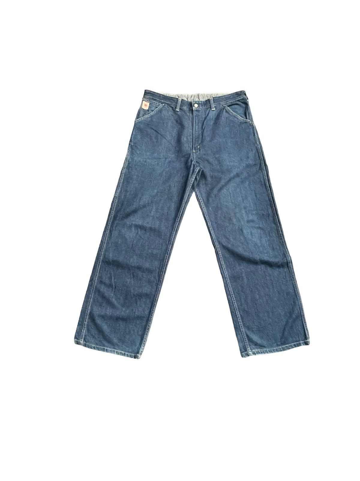 Edwin × Vintage Vintage Edwin 101 Workers Denim Size US 35 - 1 Thumbnail