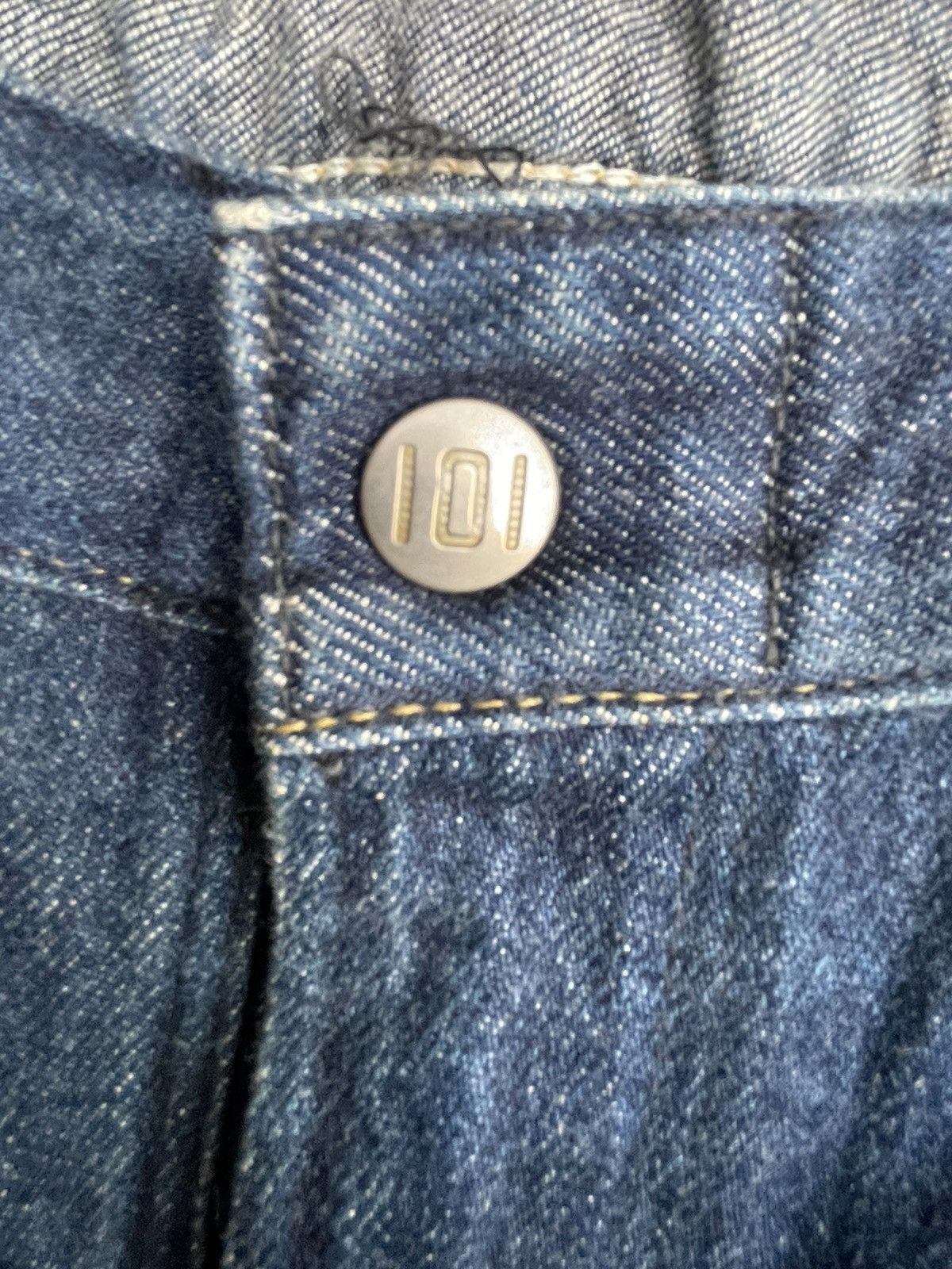 Edwin × Vintage Vintage Edwin 101 Workers Denim Size US 35 - 17 Thumbnail