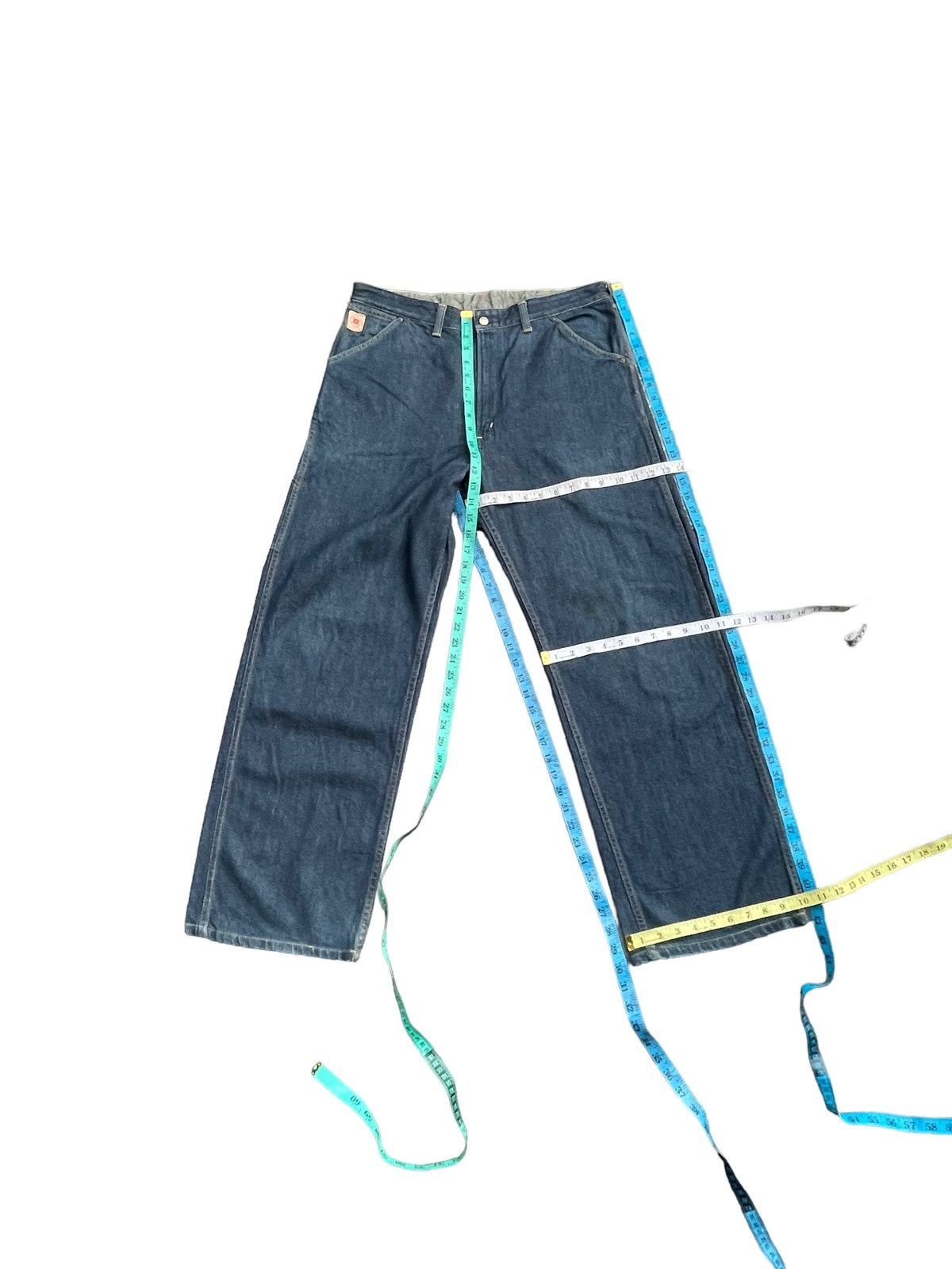 Edwin × Vintage Vintage Edwin 101 Workers Denim Size US 35 - 19 Thumbnail
