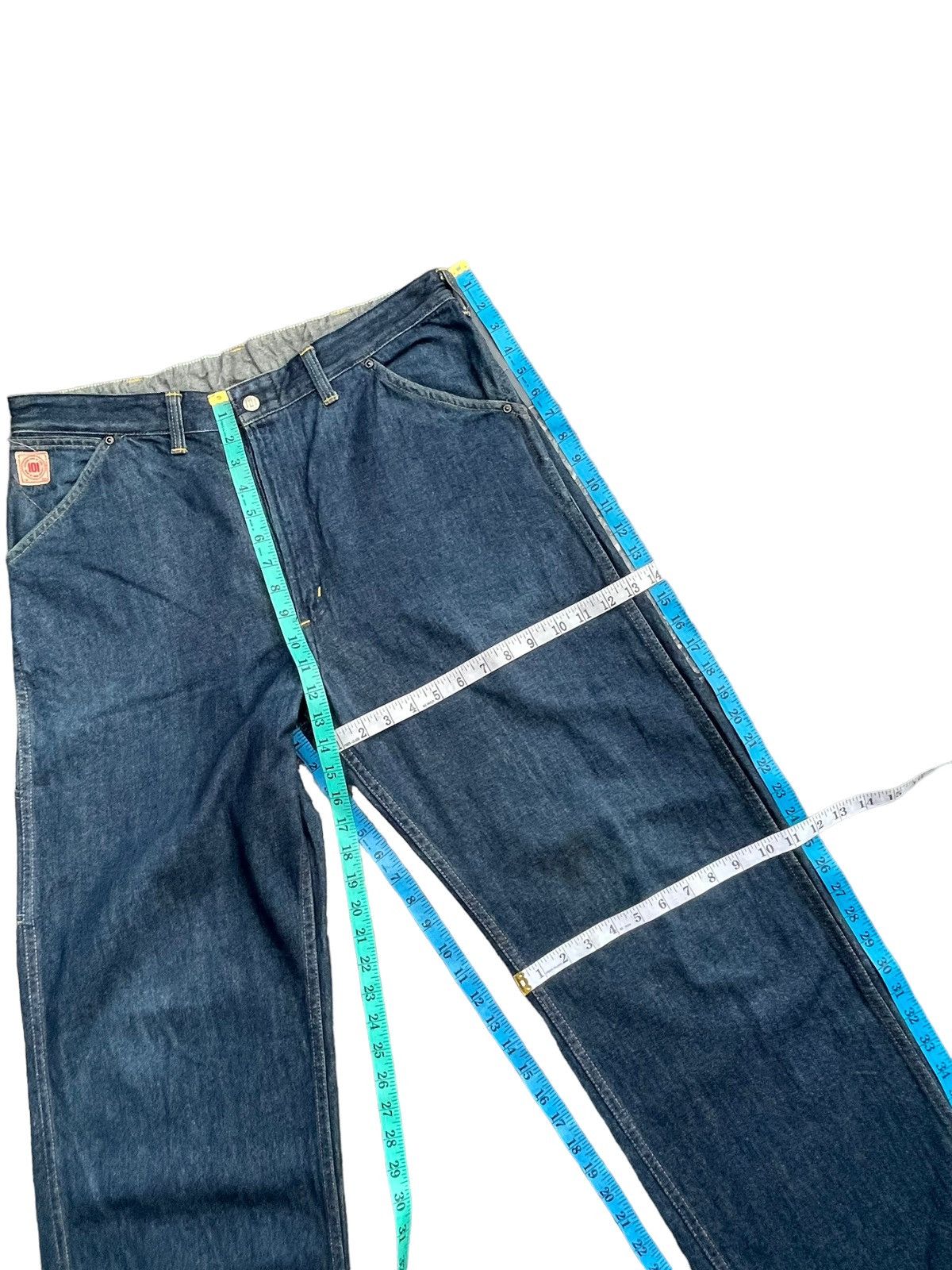 Edwin × Vintage Vintage Edwin 101 Workers Denim Size US 35 - 21 Thumbnail