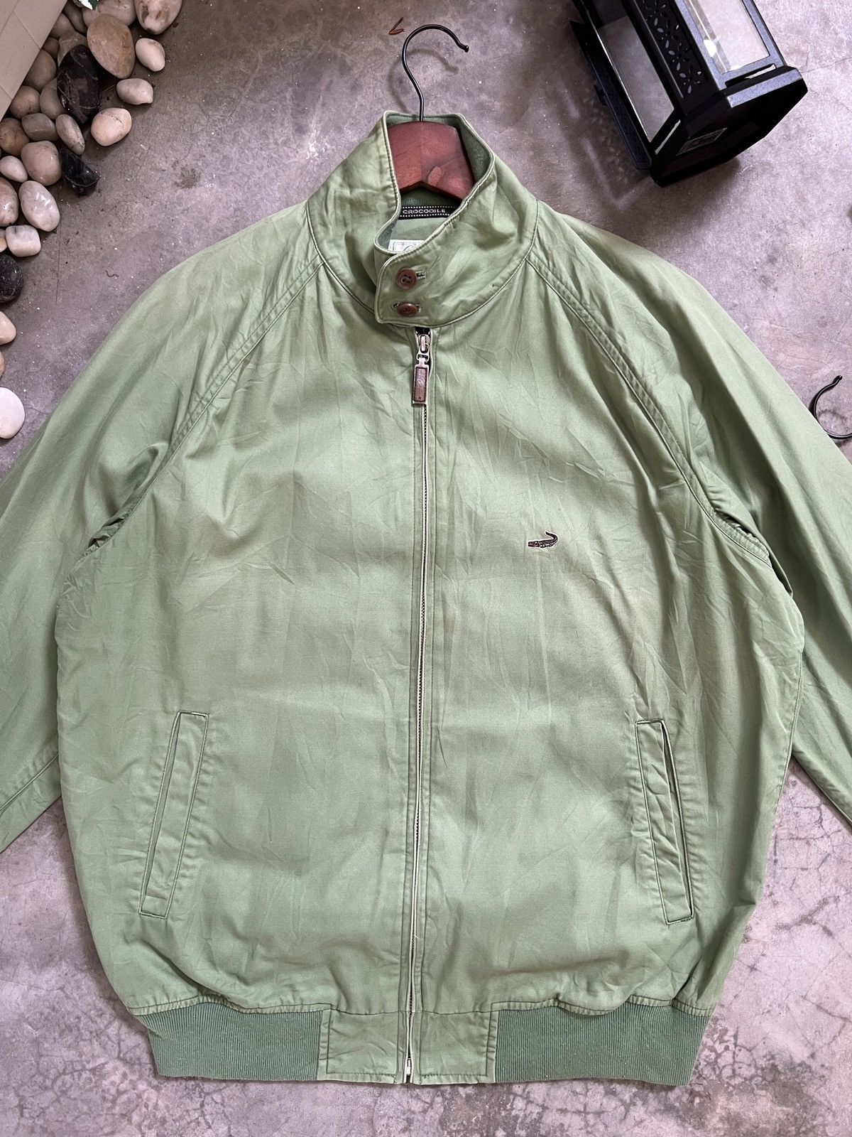 Japanese Brand × Vintage Vintage 🏴‍☠️ Crocodile Bomber Jacket Size US L / EU 52-54 / 3 - 2 Thumbnail