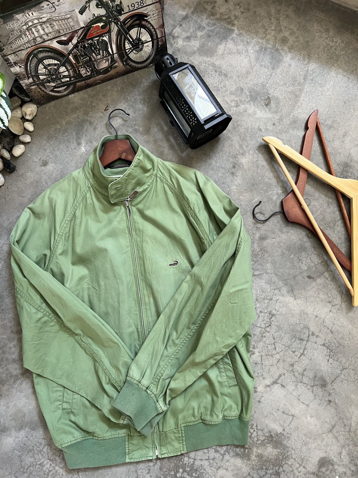 Japanese Brand × Vintage Vintage 🏴‍☠️ Crocodile Bomber Jacket Size US L / EU 52-54 / 3 - 14 Thumbnail