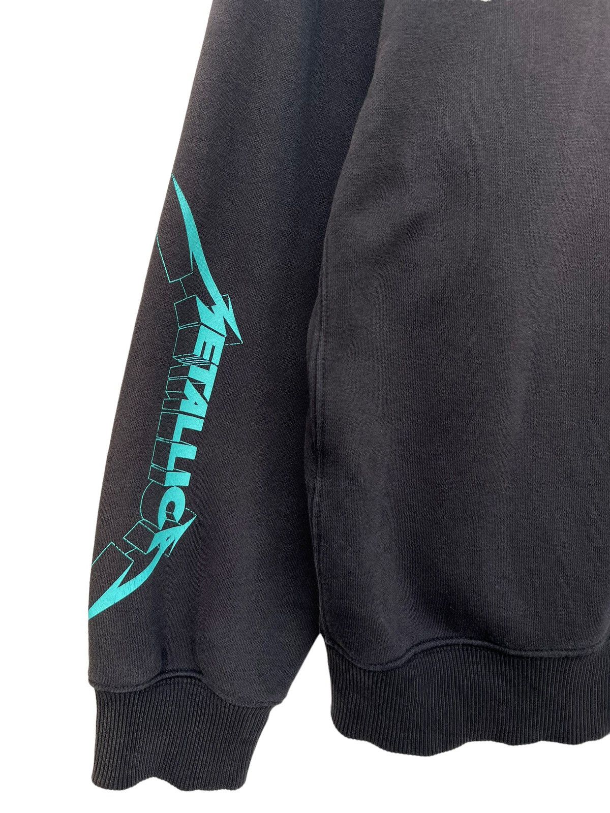 Metallica × Uniqlo Metallicca Pushead Hoodie Distressed Faded Hoodie Size US S / EU 44-46 / 1 - 6 Thumbnail