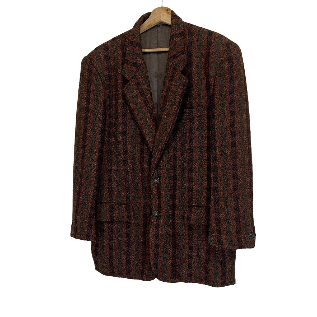 Christian Dior Monsieur Vintage 90s Christian Dior Monsieur Tartan Design Coat Size US M / EU 48-50 / 2 - 4 Thumbnail