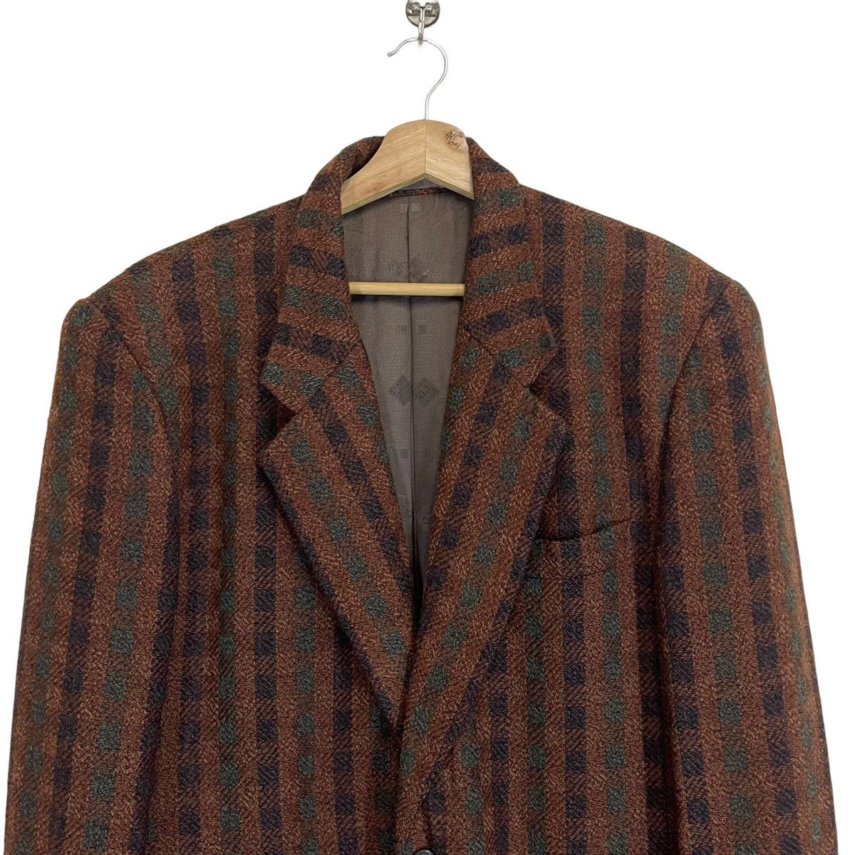 Christian Dior Monsieur Vintage 90s Christian Dior Monsieur Tartan Design Coat Size US M / EU 48-50 / 2 - 5 Thumbnail