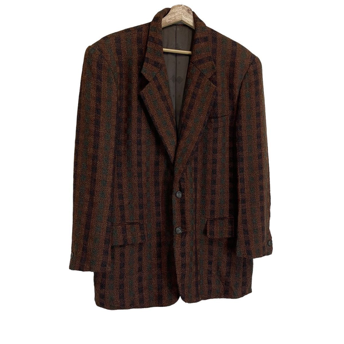 Christian Dior Monsieur Vintage 90s Christian Dior Monsieur Tartan Design Coat Size US M / EU 48-50 / 2 - 3 Thumbnail