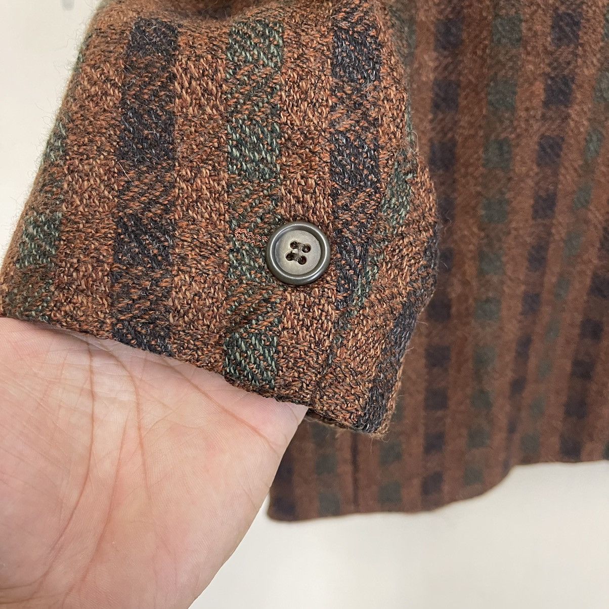 Christian Dior Monsieur Vintage 90s Christian Dior Monsieur Tartan Design Coat Size US M / EU 48-50 / 2 - 9 Thumbnail