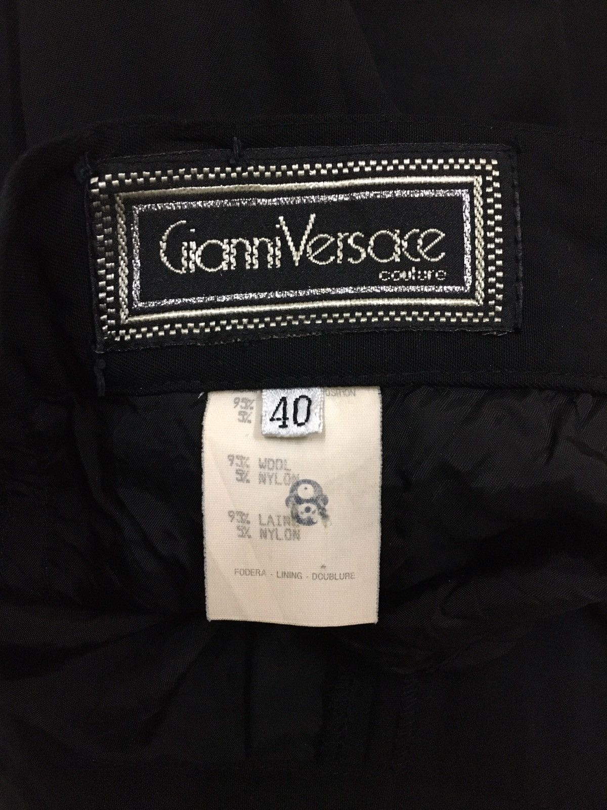 Versace Archive Assymetrical Wool Pants Size US 26 / EU 42 - 7 Thumbnail