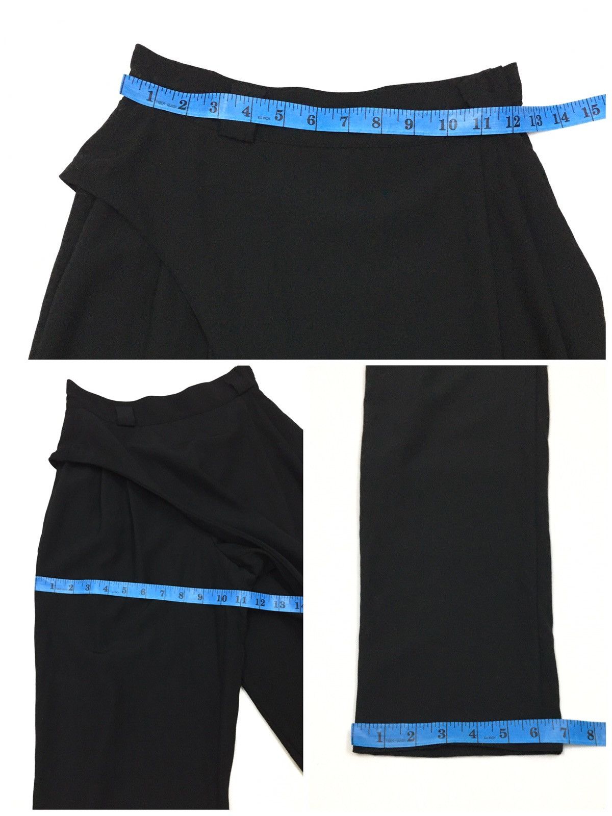Versace Archive Assymetrical Wool Pants Size US 26 / EU 42 - 9 Thumbnail