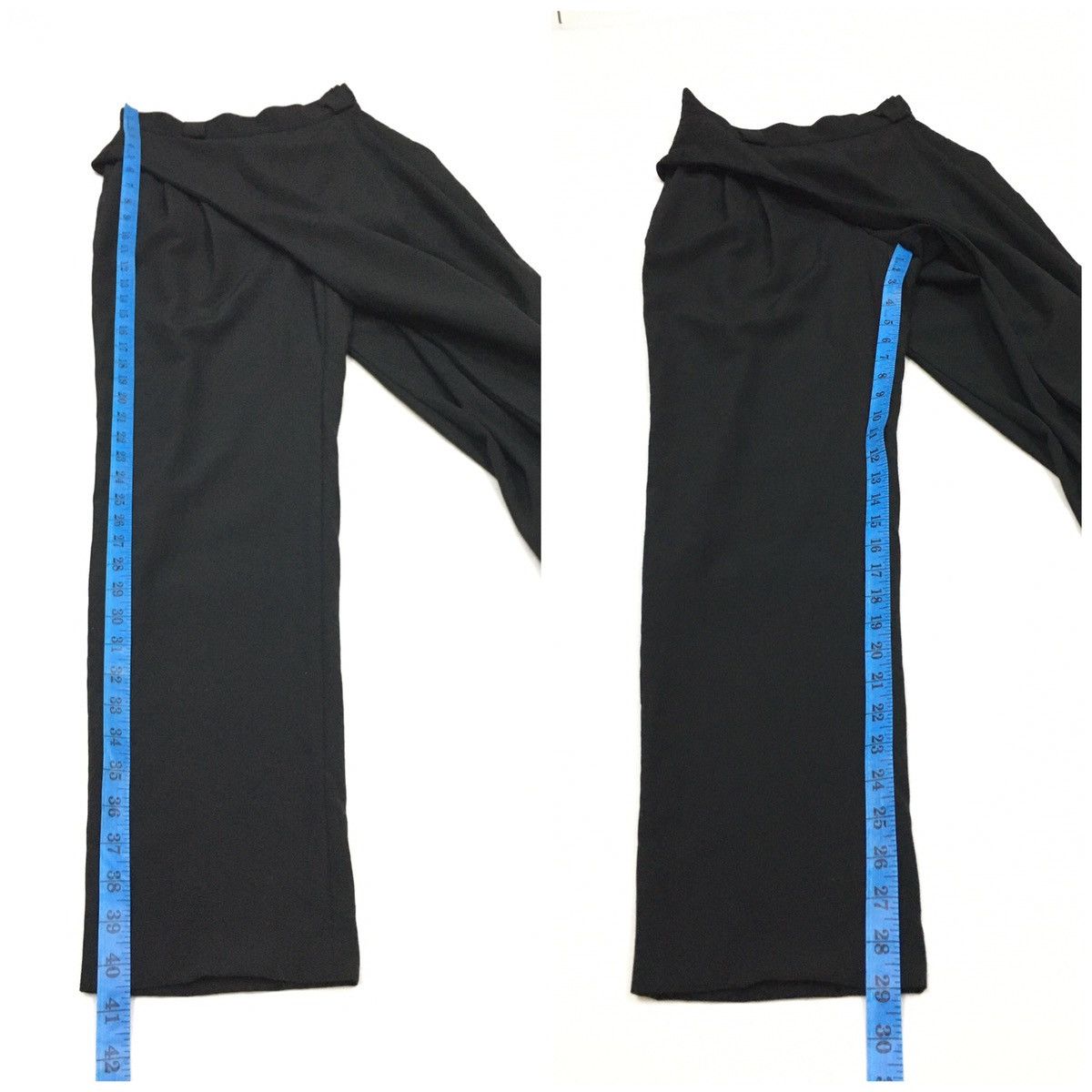 Versace Archive Assymetrical Wool Pants Size US 26 / EU 42 - 10 Thumbnail