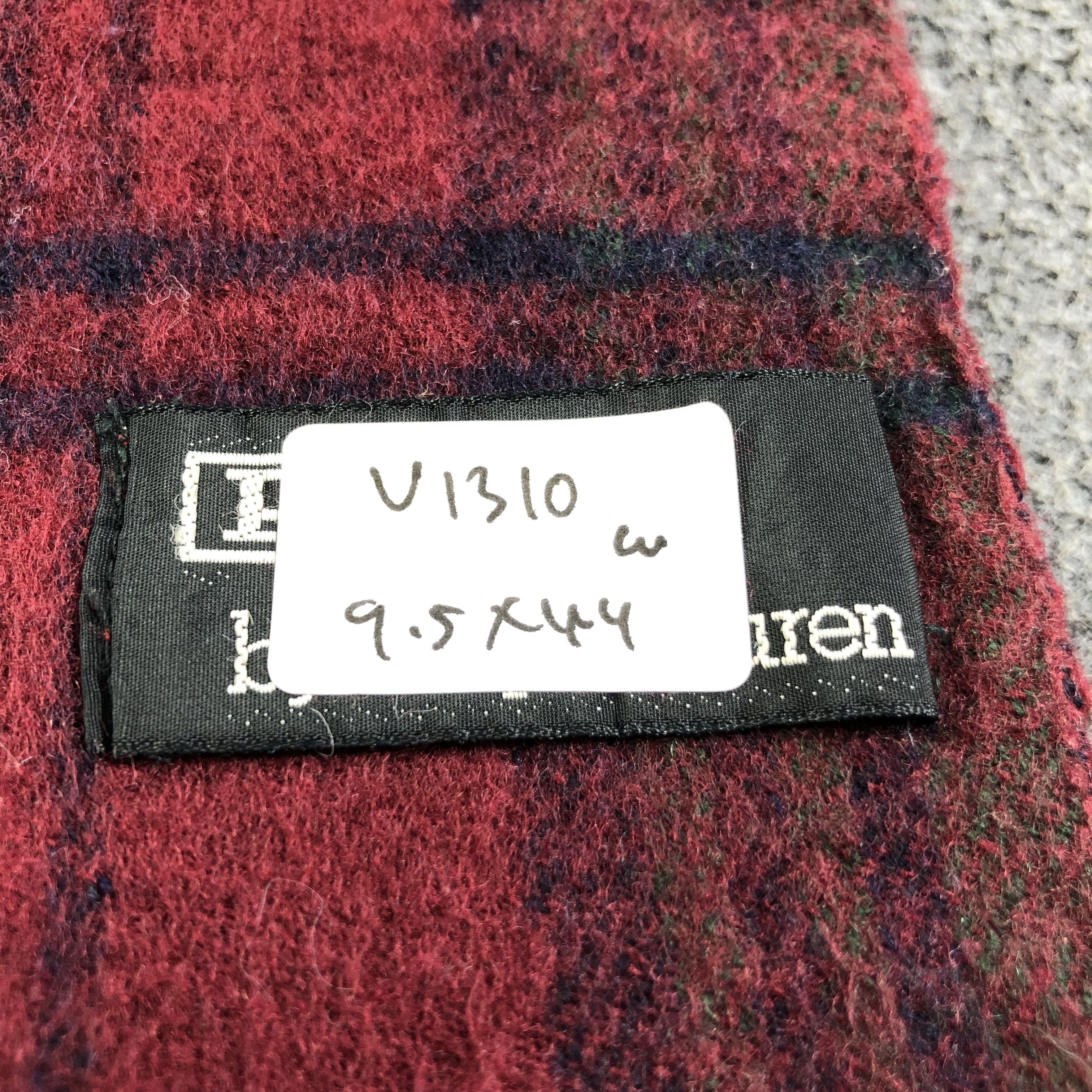 Polo Ralph Lauren Polo Ralph Lauren Tartan Wool Scarf Muffler V1310 Size ONE SIZE - 6 Thumbnail