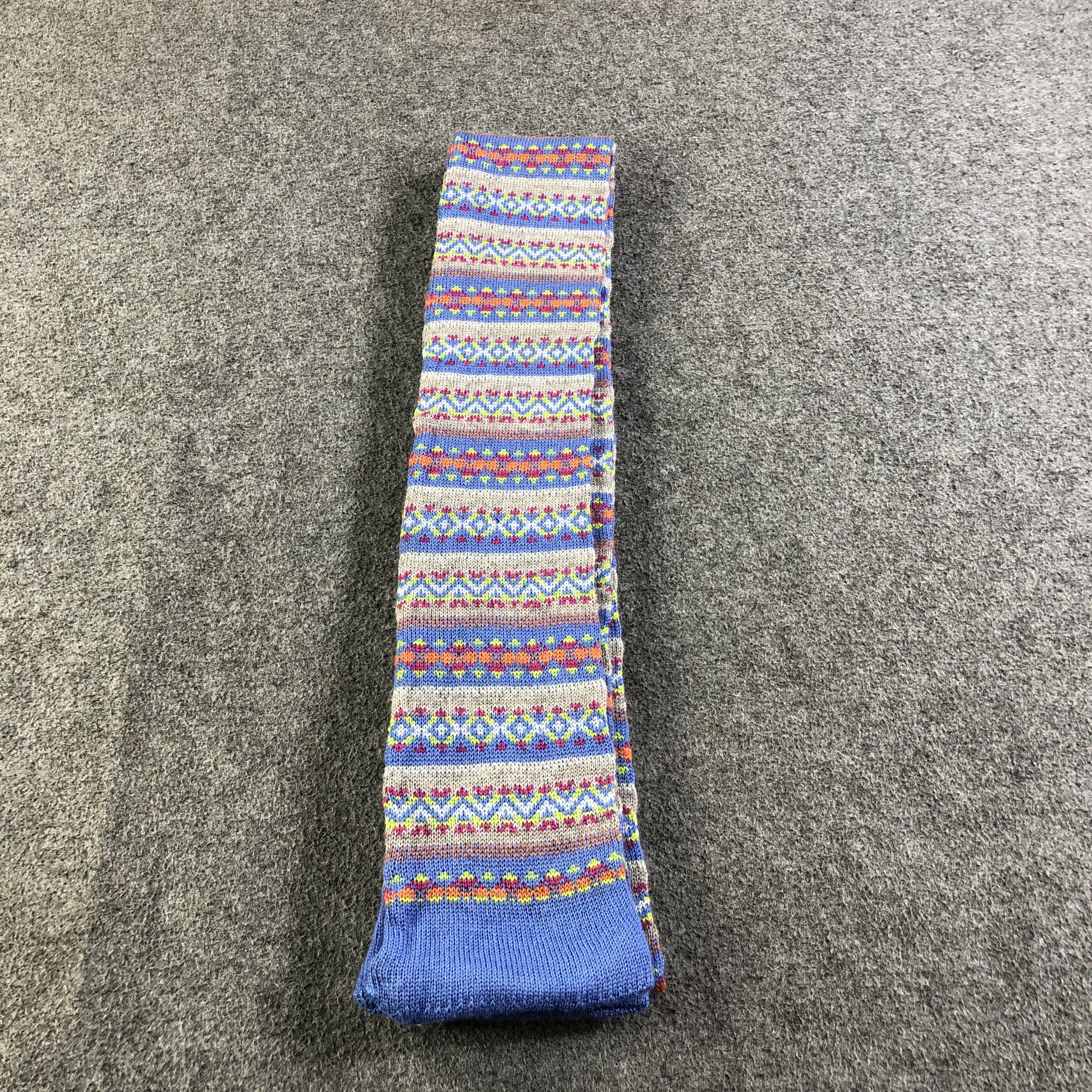 Vintage Cricket made in Italy Wool Scarf Muffler V1304 Size ONE SIZE - 3 Thumbnail