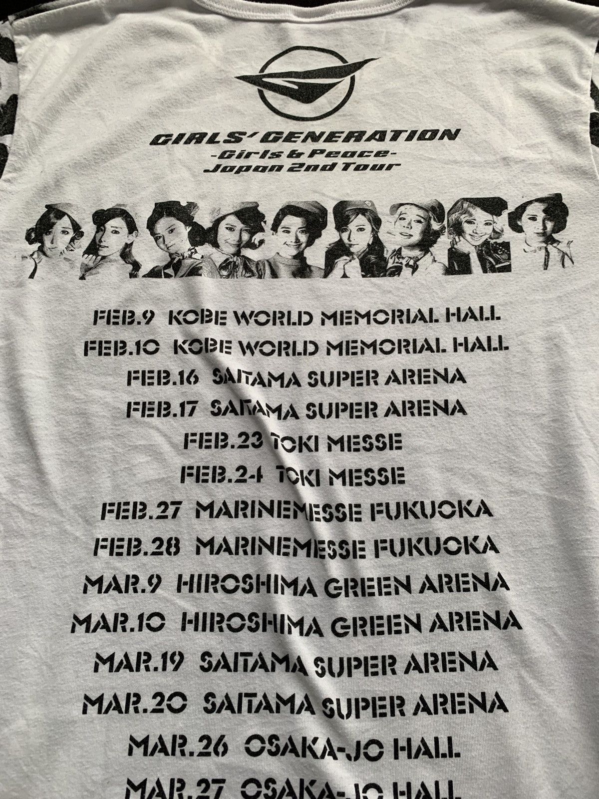 Band Tees Vintage Kpop Band Girls Generation Full Printed Tour Tshirt Size US S / EU 44-46 / 1 - 4 Thumbnail