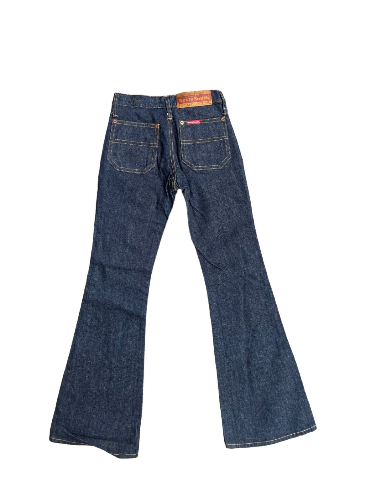 If Six Was Nine Flare Betty Smith Low Rise Bootcut Jeans Size 25" / US 0 / IT 36 - 7 Thumbnail