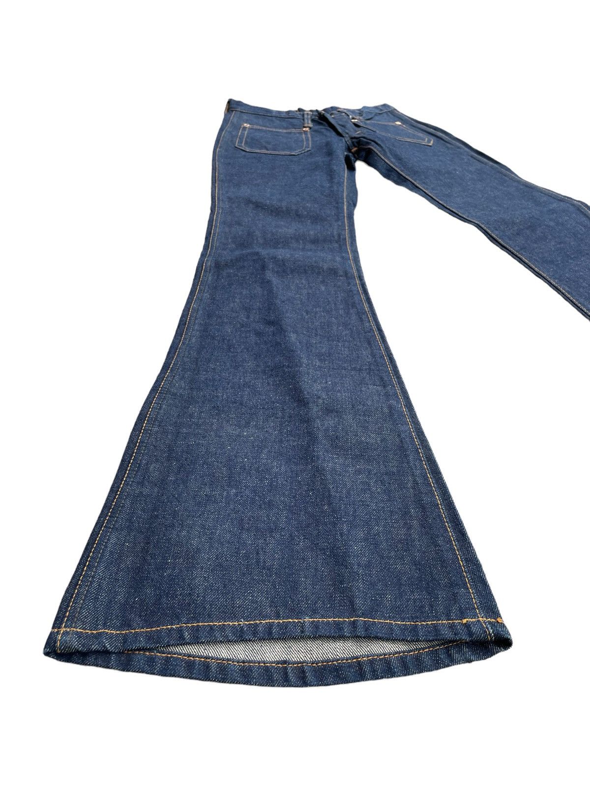 If Six Was Nine Flare Betty Smith Low Rise Bootcut Jeans Size 25" / US 0 / IT 36 - 6 Thumbnail