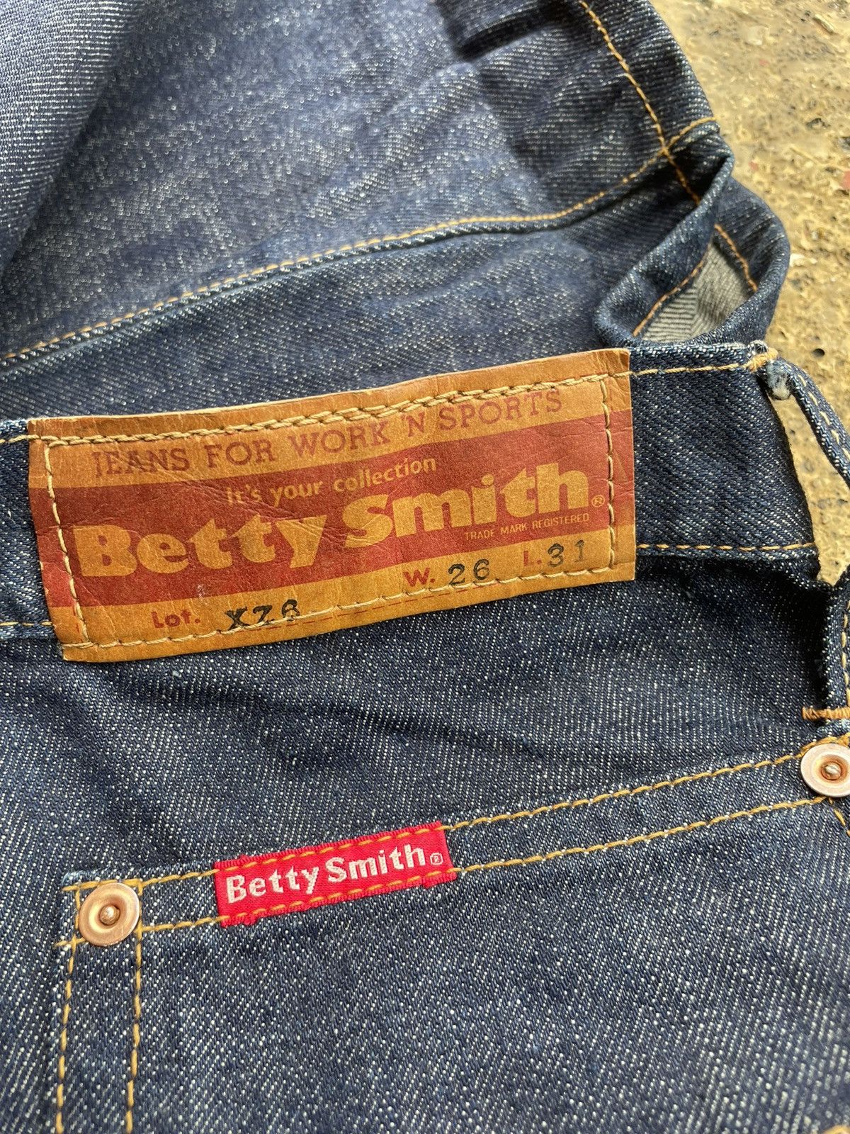 If Six Was Nine Flare Betty Smith Low Rise Bootcut Jeans Size 25" / US 0 / IT 36 - 11 Thumbnail