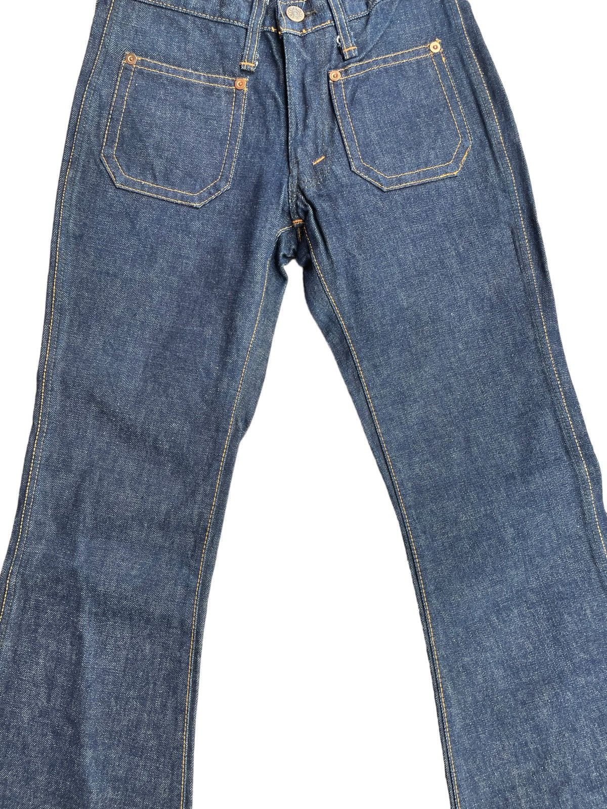 If Six Was Nine Flare Betty Smith Low Rise Bootcut Jeans Size 25" / US 0 / IT 36 - 4 Thumbnail