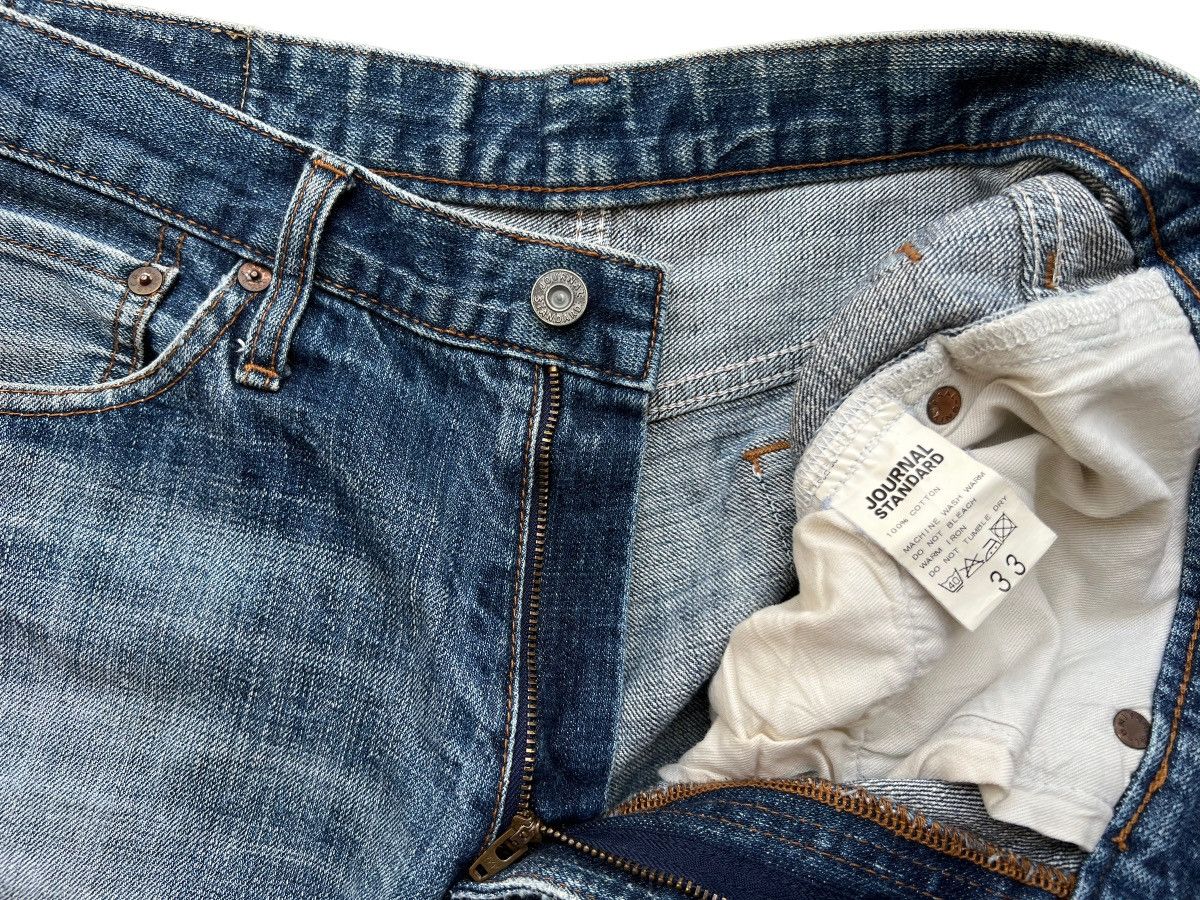 Japanese Brand × Journal Standard Journal Standard Japan Faded Straight Cut Denim Jeans 33x32 Size US 33 - 13 Thumbnail
