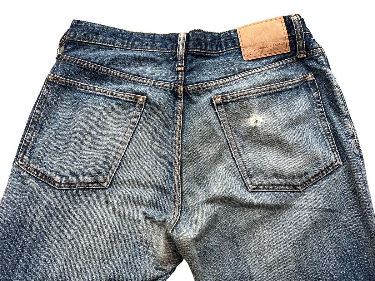 Japanese Brand × Journal Standard Journal Standard Japan Faded Straight Cut Denim Jeans 33x32 Size US 33 - 10 Thumbnail