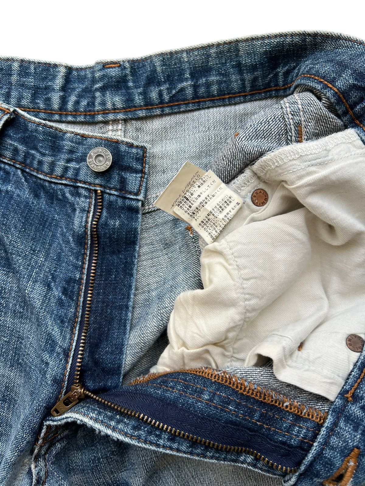 Japanese Brand × Journal Standard Journal Standard Japan Faded Straight Cut Denim Jeans 33x32 Size US 33 - 15 Thumbnail