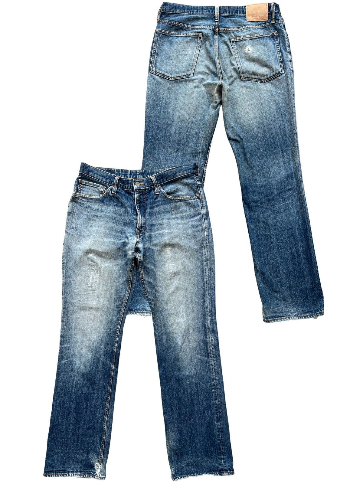 Japanese Brand × Journal Standard Journal Standard Japan Faded Straight Cut Denim Jeans 33x32 Size US 33 - 1 Thumbnail