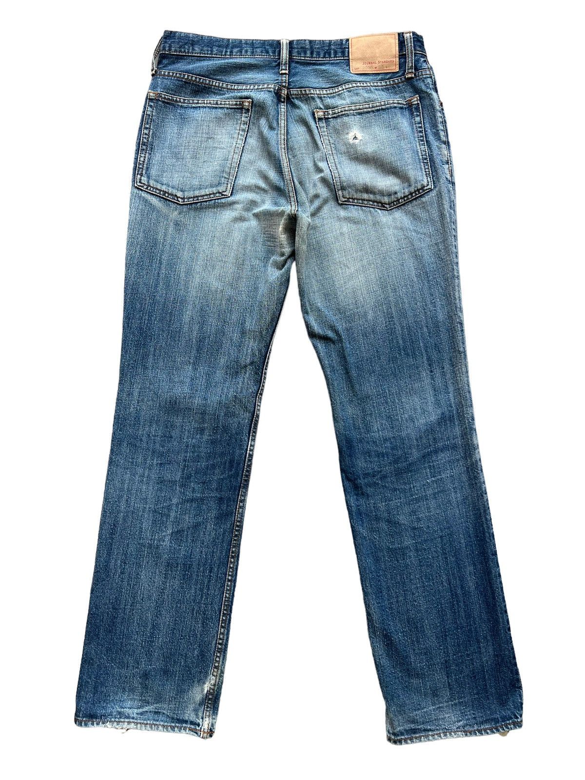 Japanese Brand × Journal Standard Journal Standard Japan Faded Straight Cut Denim Jeans 33x32 Size US 33 - 3 Thumbnail
