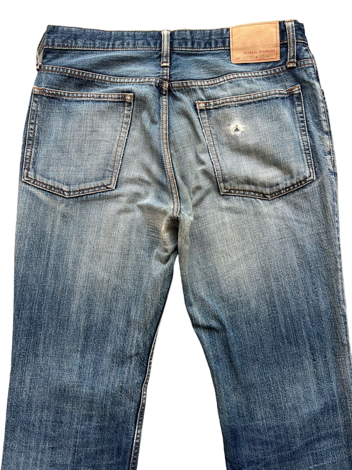 Japanese Brand × Journal Standard Journal Standard Japan Faded Straight Cut Denim Jeans 33x32 Size US 33 - 6 Thumbnail