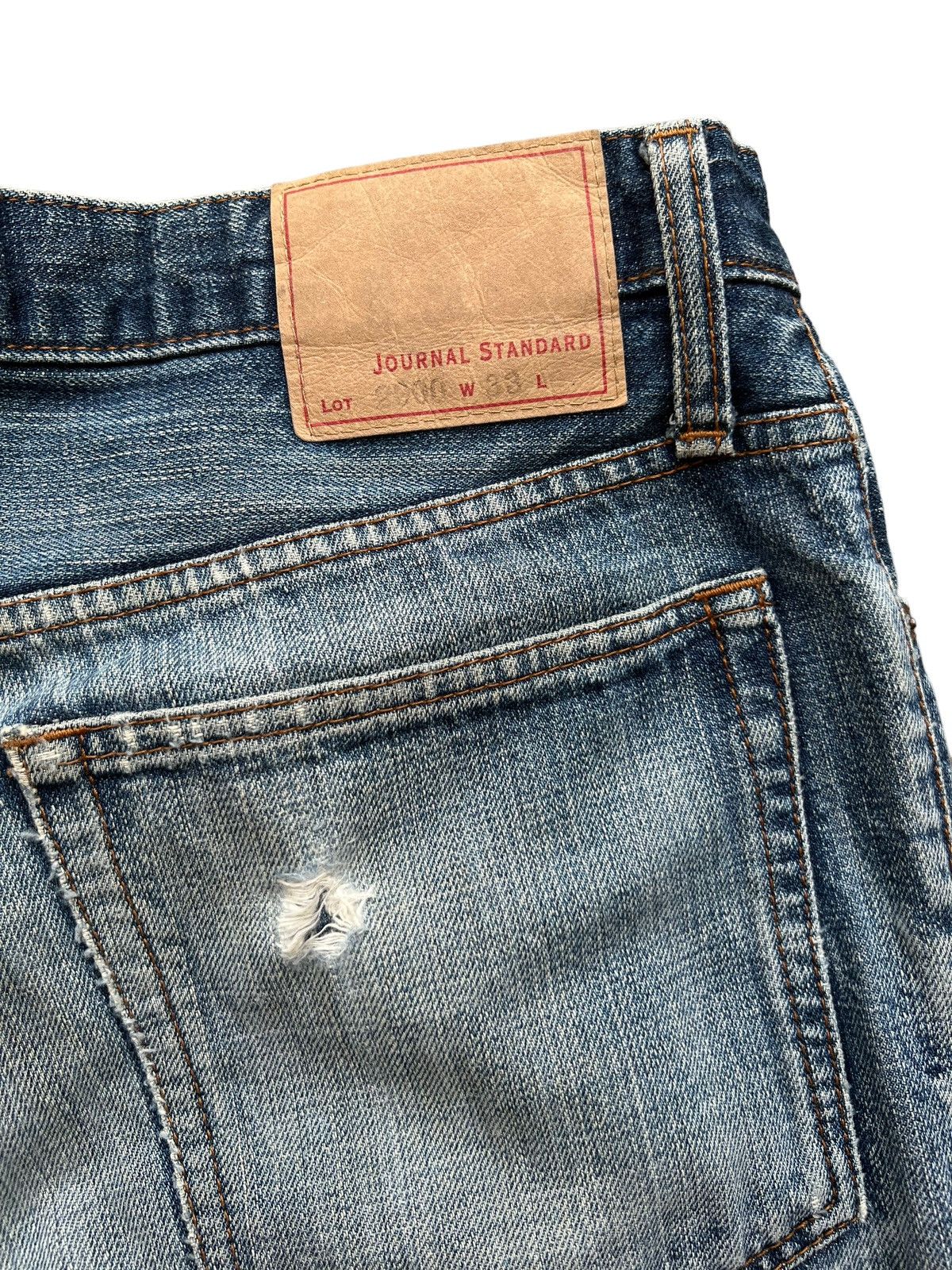 Japanese Brand × Journal Standard Journal Standard Japan Faded Straight Cut Denim Jeans 33x32 Size US 33 - 12 Thumbnail