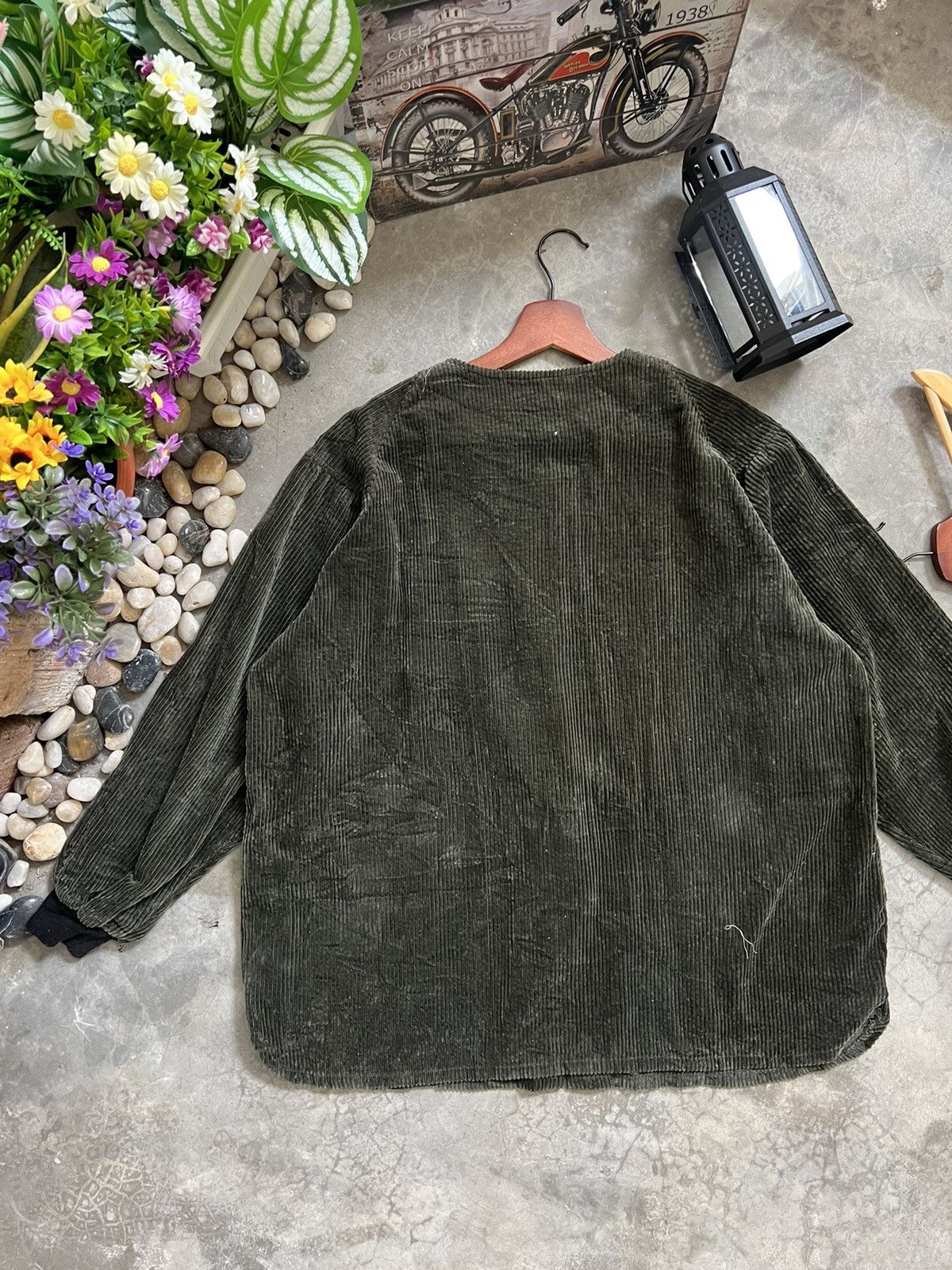 Japanese Brand 🔥 VTG 🔥 Japanese Corduroy Flower Embroidery Cardigan Size US XL / EU 56 / 4 - 7 Thumbnail