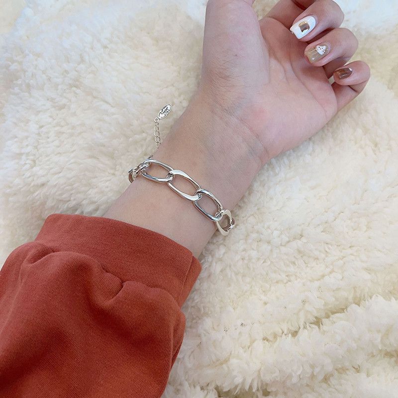 Jewelry Creative Simple Hollow Geometric Chain Bracelet Size ONE SIZE - 1 Thumbnail