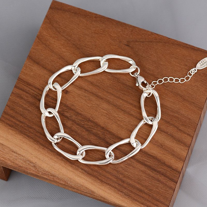 Jewelry Creative Simple Hollow Geometric Chain Bracelet Size ONE SIZE - 3 Thumbnail