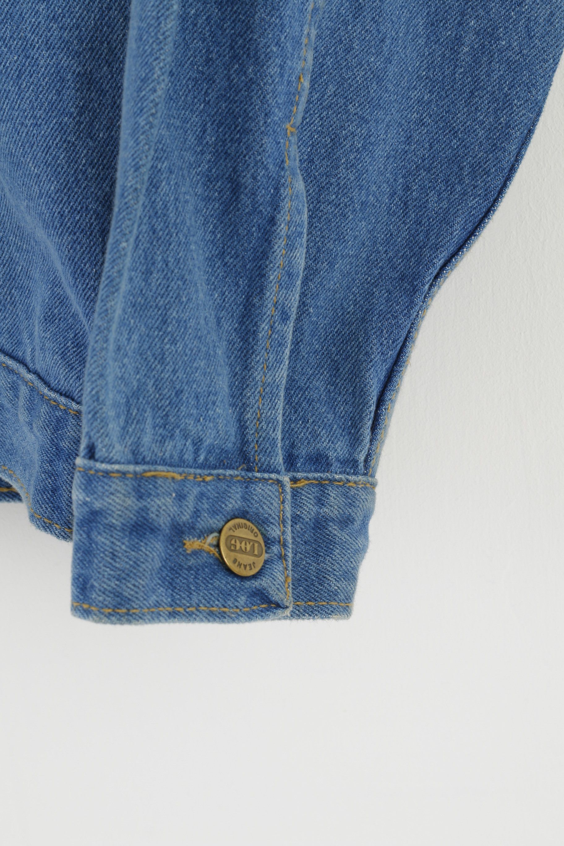 Vintage The Blue Log Jeans Women L Denim Jacket Indian 0137 Size L / US 10 / IT 46 - 7 Thumbnail