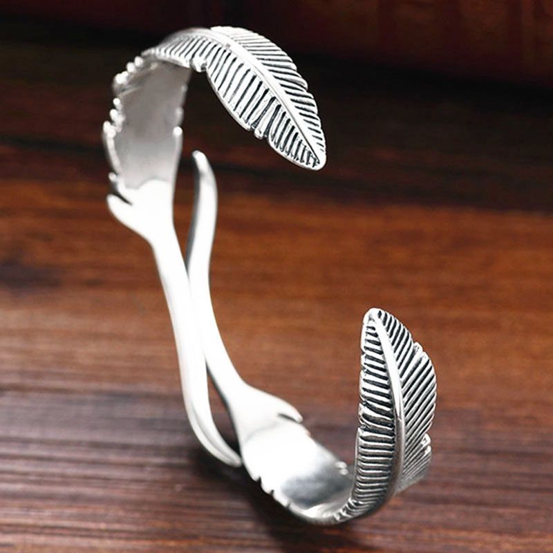 Jewelry Creative Feather Bracelet Size ONE SIZE - 3 Thumbnail