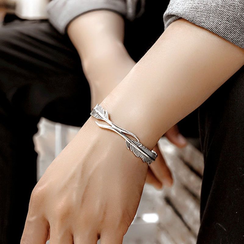 Jewelry Creative Feather Bracelet Size ONE SIZE - 4 Thumbnail