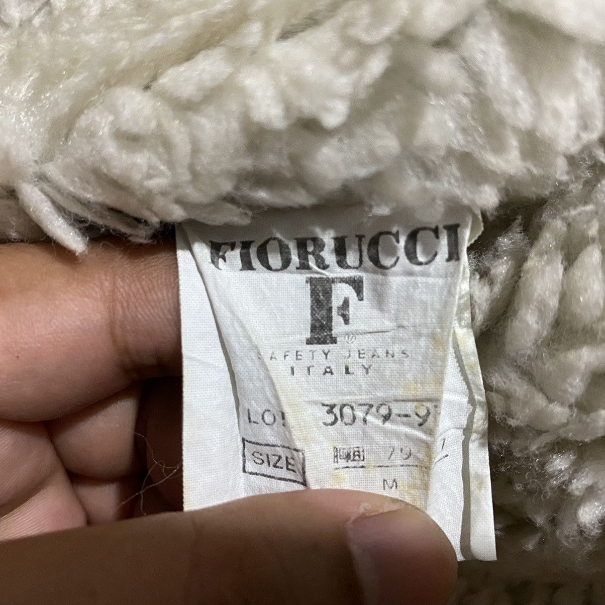 Fiorucci Vintage FIORUCCI ITALY safety Jeans Winter Jacket Sherpa Size US M / EU 48-50 / 2 - 9 Thumbnail