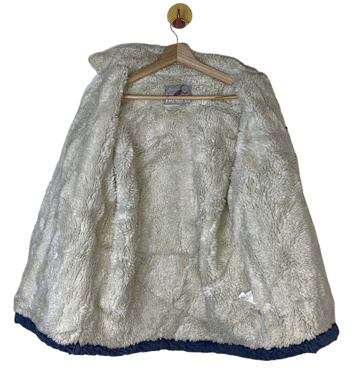 Fiorucci Vintage FIORUCCI ITALY safety Jeans Winter Jacket Sherpa Size US M / EU 48-50 / 2 - 6 Thumbnail