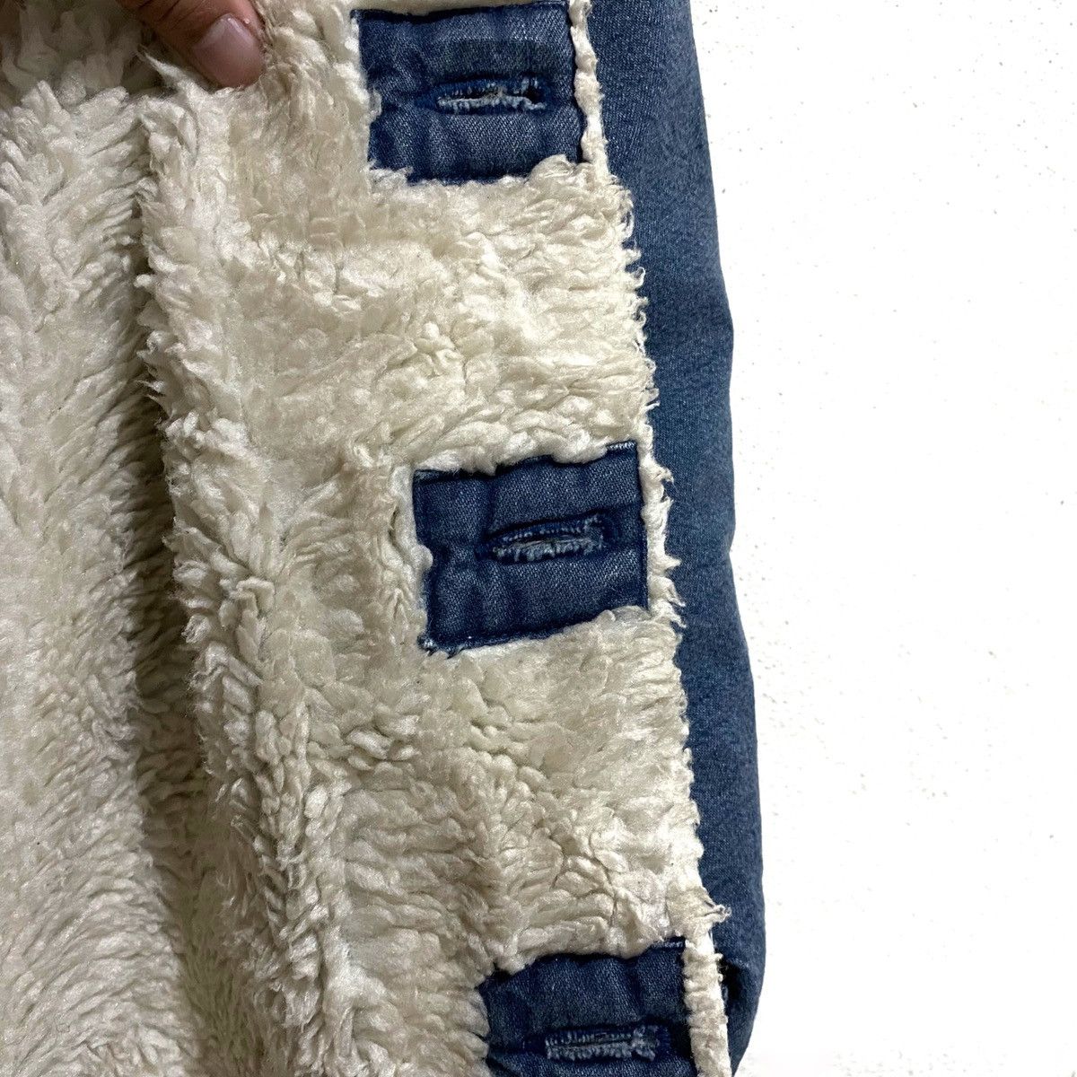Fiorucci Vintage FIORUCCI ITALY safety Jeans Winter Jacket Sherpa Size US M / EU 48-50 / 2 - 8 Thumbnail