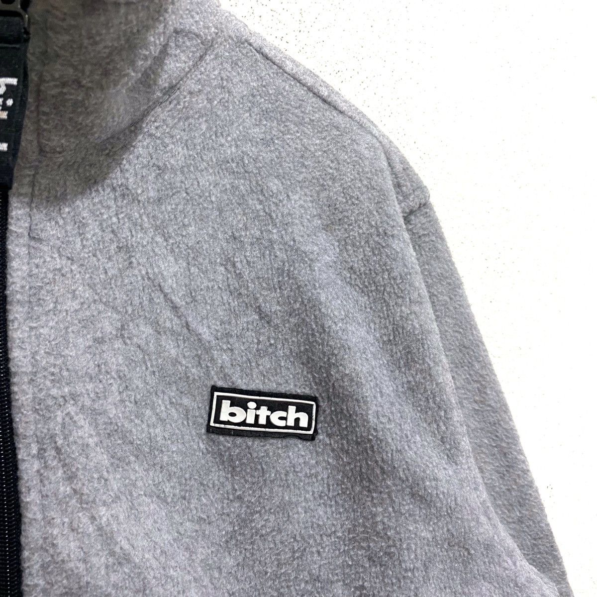 Girl Skateboards × Vintage Vintage bitch Skateboards Fleece Jacket Zipper Up Size US M / EU 48-50 / 2 - 2 Thumbnail