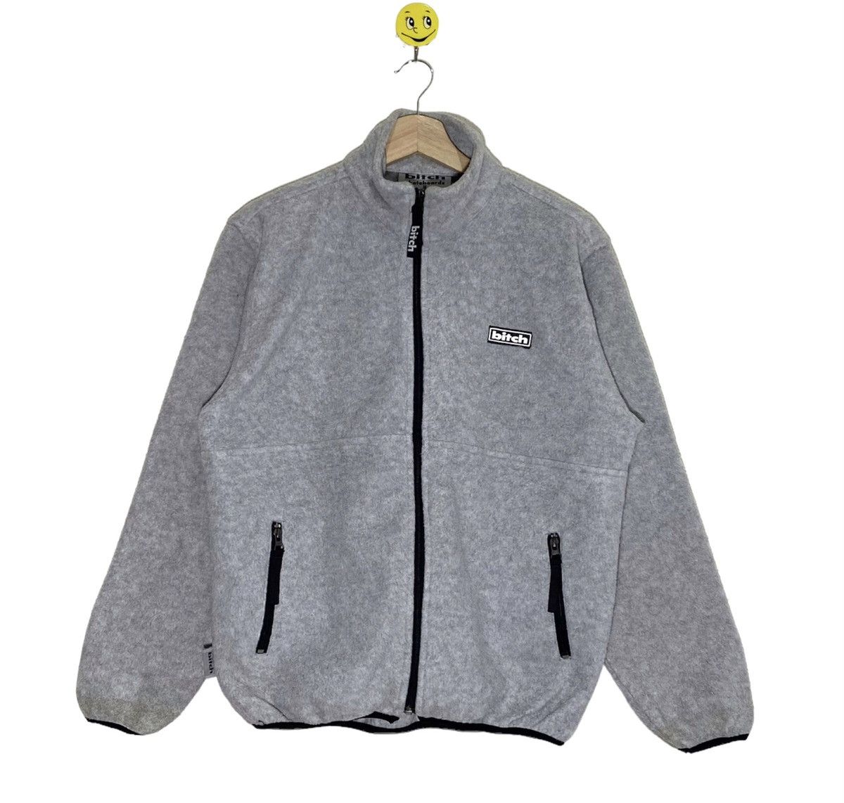 Girl Skateboards × Vintage Vintage bitch Skateboards Fleece Jacket Zipper Up Size US M / EU 48-50 / 2 - 1 Thumbnail