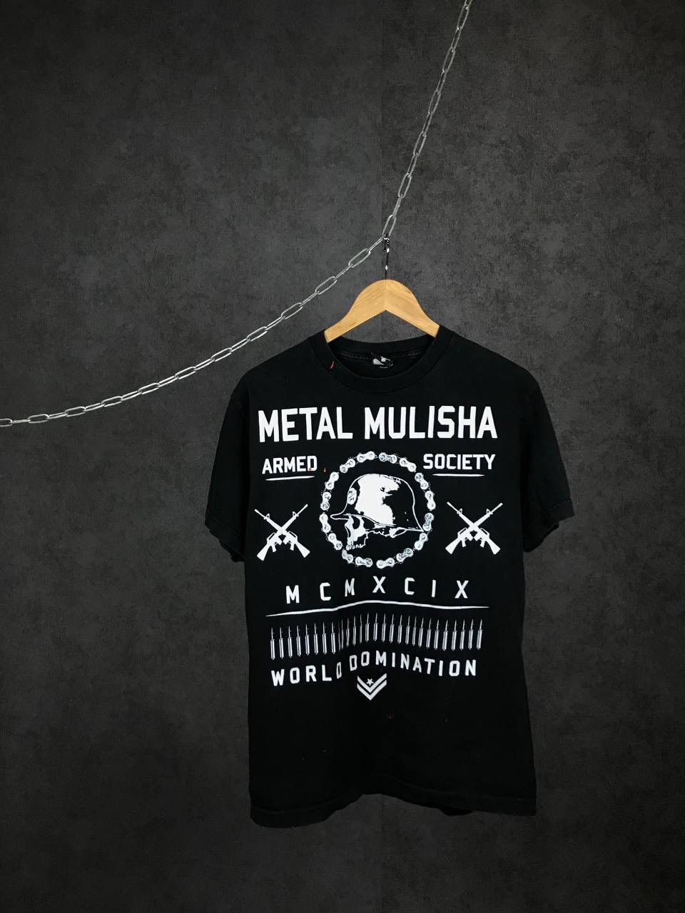 Metal Mulisha × Vintage Metal Mulisha vintage rock skulls overprinted tee Size US M / EU 48-50 / 2 - 1 Thumbnail