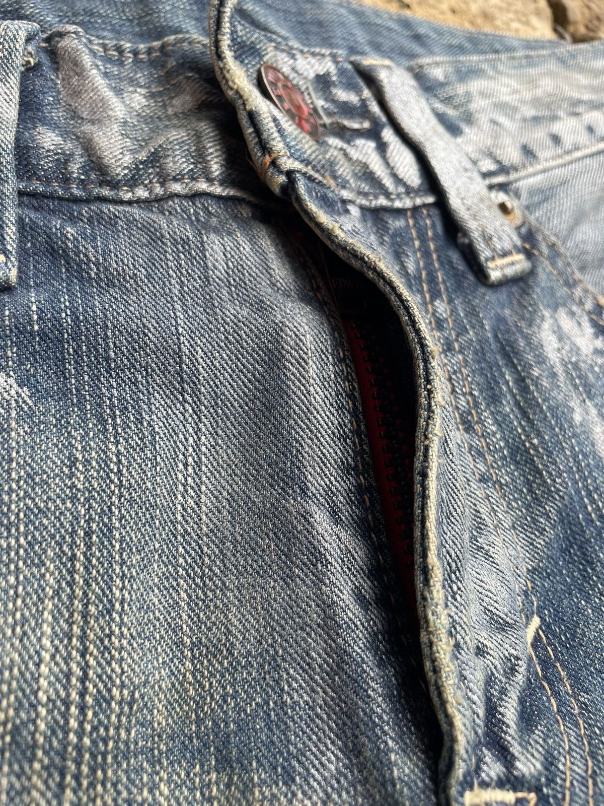 Edwin Edwin Distressed denim Flare Jeans Size US 30 / EU 46 - 20 Thumbnail