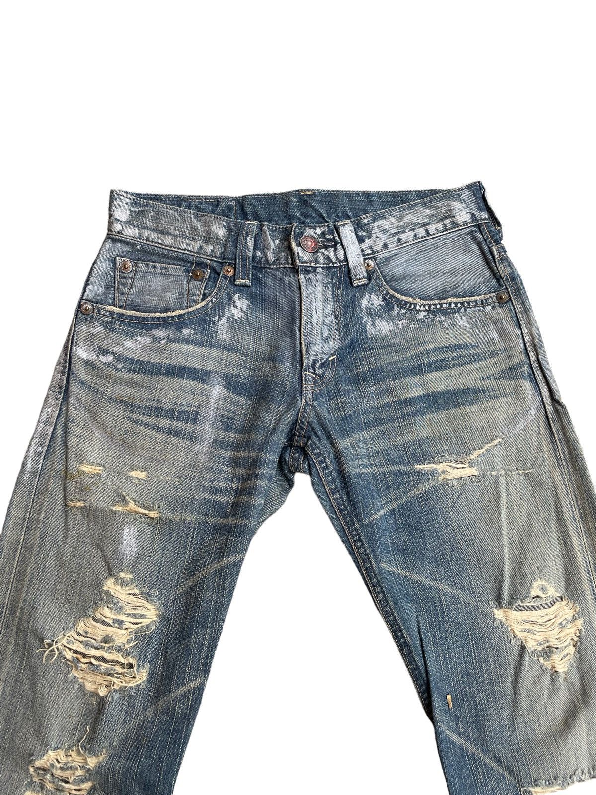 Edwin Edwin Distressed denim Flare Jeans Size US 30 / EU 46 - 3 Thumbnail