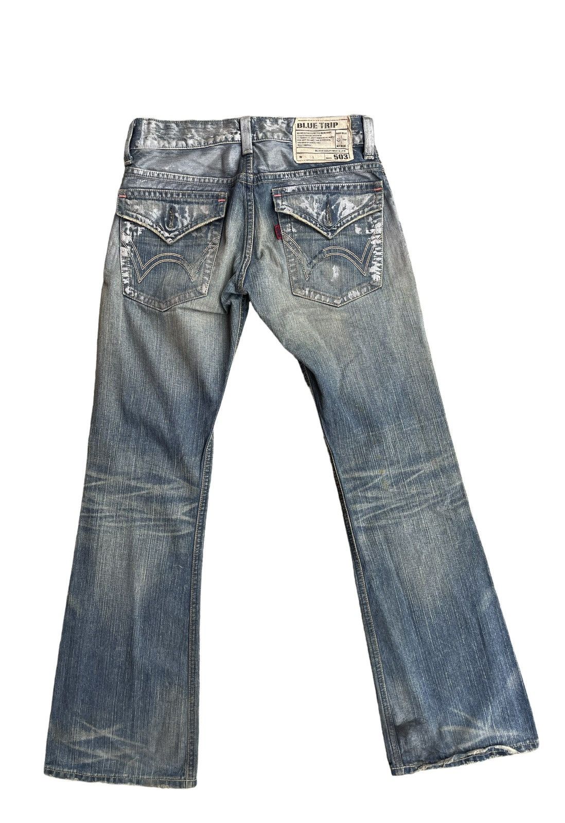 Edwin Edwin Distressed denim Flare Jeans Size US 30 / EU 46 - 6 Thumbnail