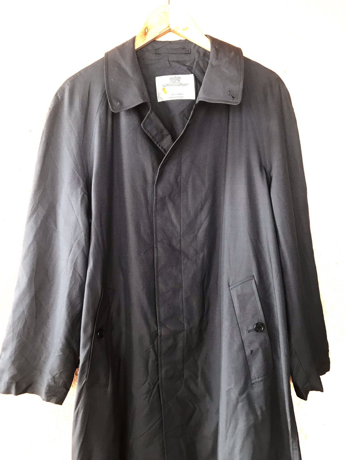 Aquascutum Pure Silk Buttons Hide Light Trench Coat Size US M / EU 48-50 / 2 - 2 Thumbnail