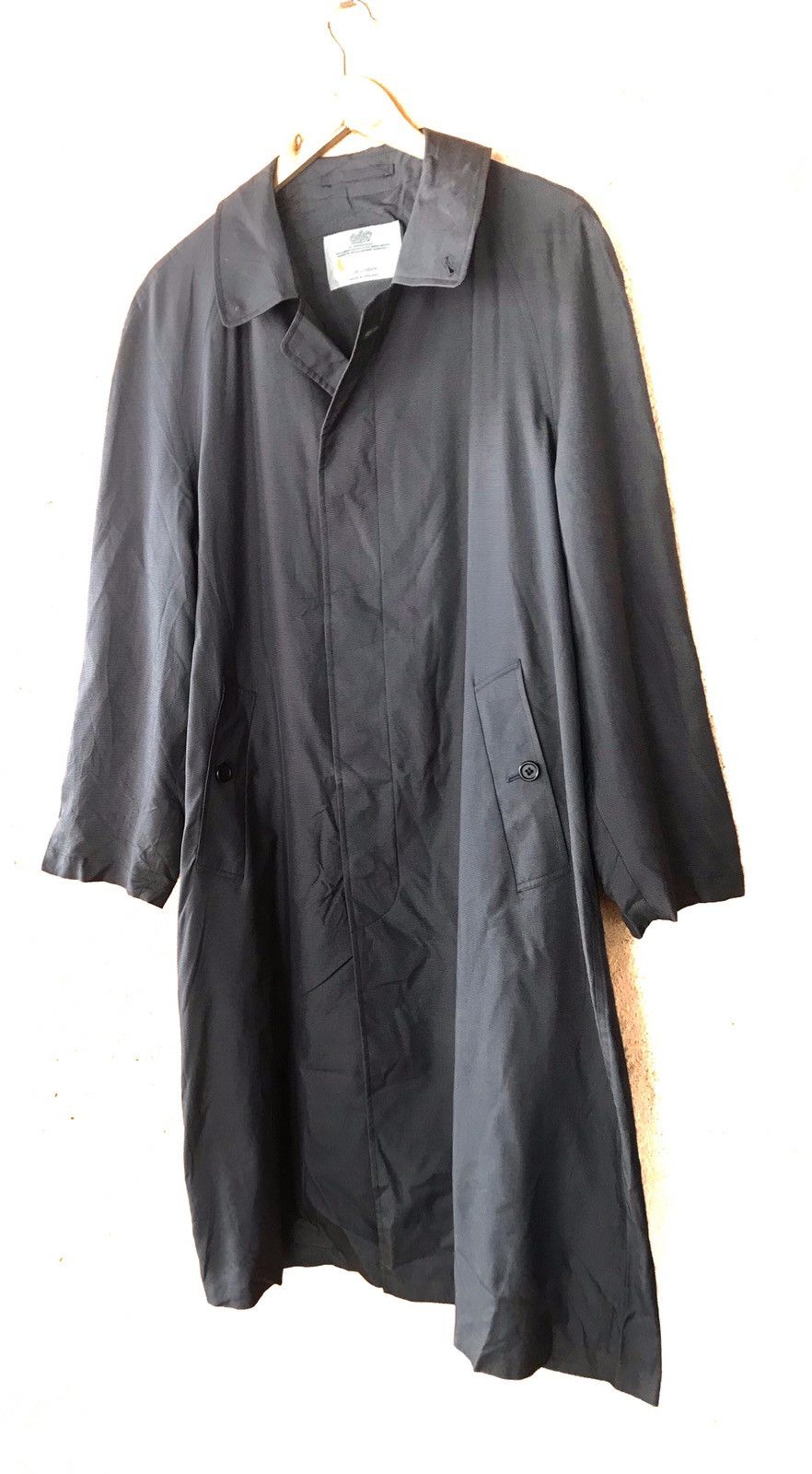 Aquascutum Pure Silk Buttons Hide Light Trench Coat Size US M / EU 48-50 / 2 - 1 Thumbnail