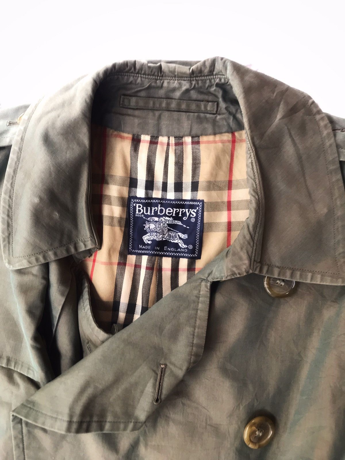 Burberry Vintage Button ups Burberrys Trench coat Size US L / EU 52-54 / 3 - 7 Thumbnail